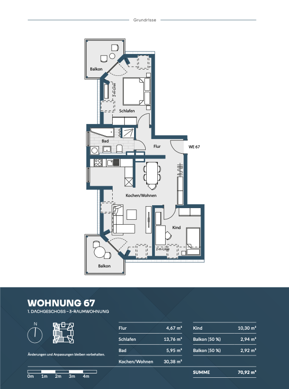 Leipzig Neubauwohnung Eigentumswohnung Grundriss Selbstnutzer Kapitalanleger